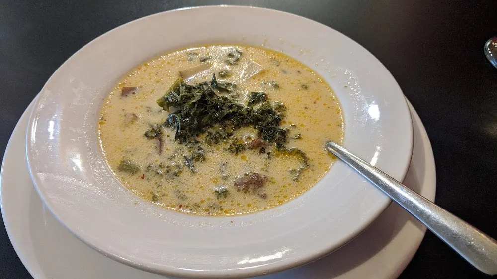 Creamy Sausage Potato Kale Soup