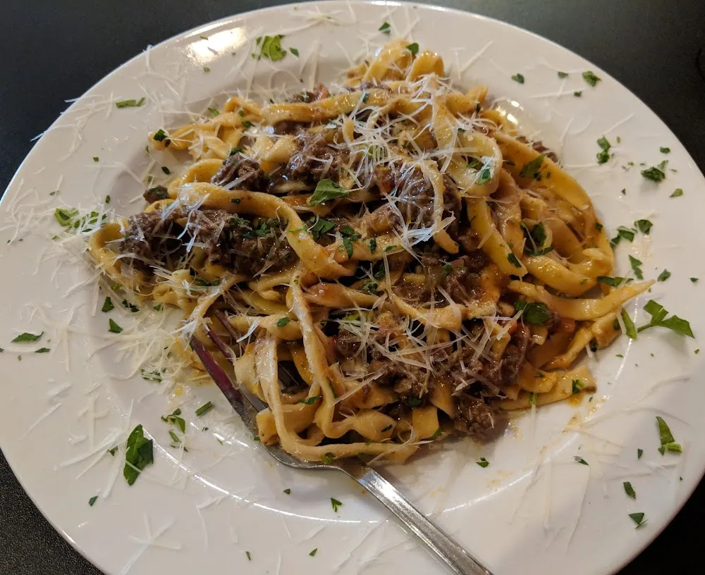 Fettuccine with Beef Bolognese Sauce